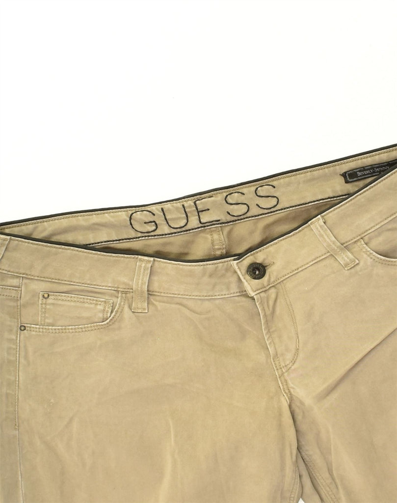 GUESS Womens Beverly Skinny Jeans W29 L29  Beige Lyocell | Vintage Guess | Thrift | Second-Hand Guess | Used Clothing | Messina Hembry 