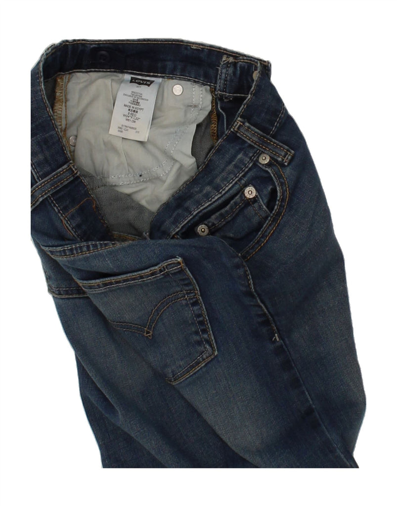 LEVI'S Boys 511 Slim Jeans 7-8 Years W22 L20 Blue Cotton Vintage Levi's and Second-Hand Levi's from Messina Hembry 