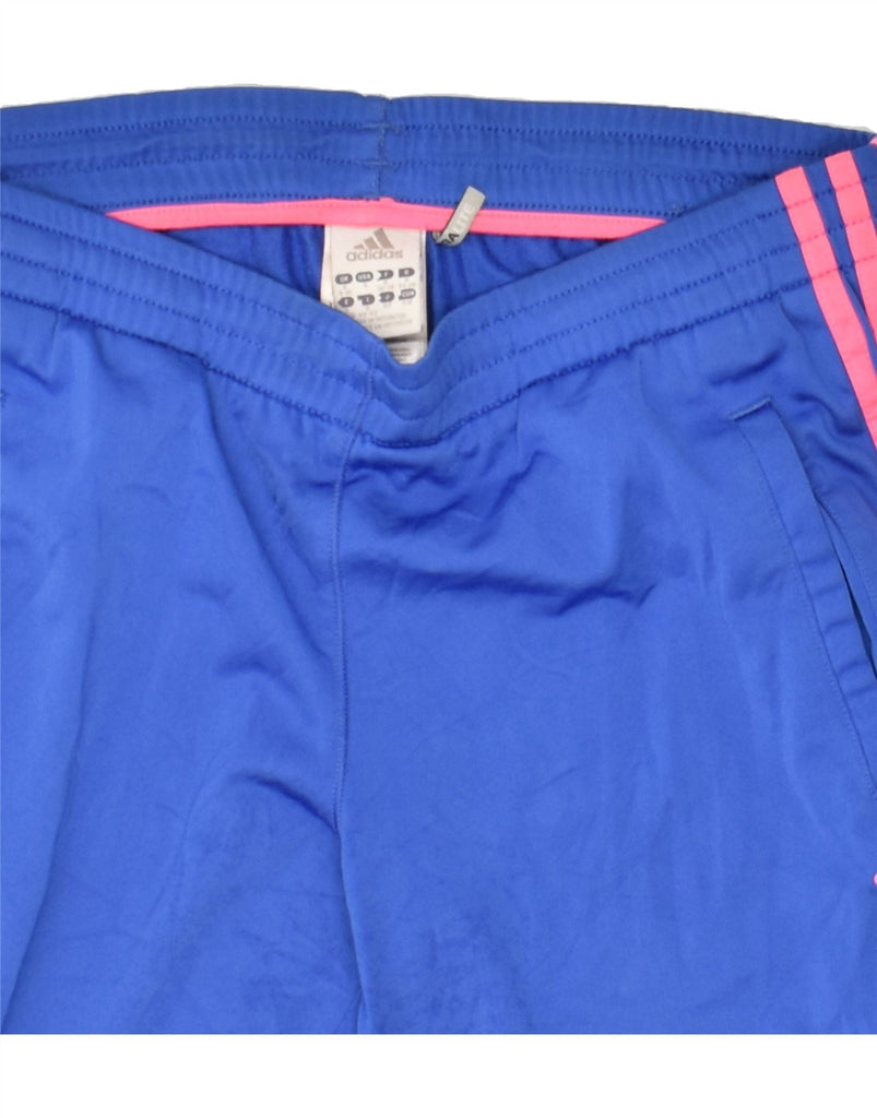 ADIDAS Womens Climalite Tracksuit Trousers Joggers UK 8/10 Small Blue | Vintage Adidas | Thrift | Second-Hand Adidas | Used Clothing | Messina Hembry 