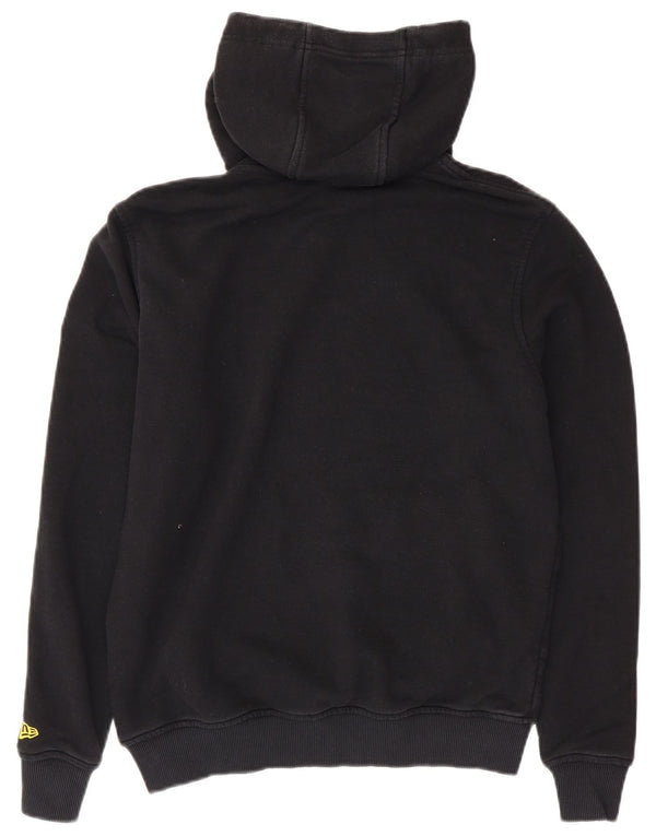 NEW ERA Mens Golden State Warriors Graphic Hoodie Jumper Small Black