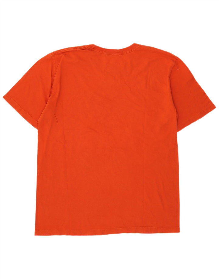 Nike Mens Regular Fit Graphic T-Shirt Top Medium Orange Cotton