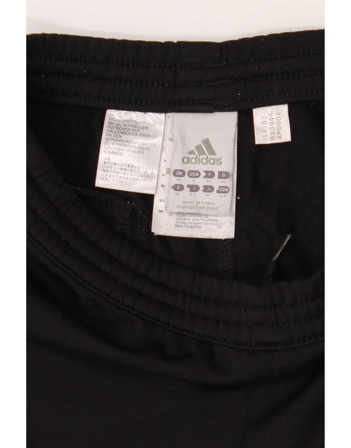 Adidas Womens Tracksuit Trousers UK 10 Small Black Polyester
