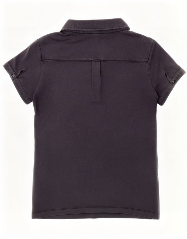 Armani Jeans Womens Polo Shirt EU 46 XL Navy Blue