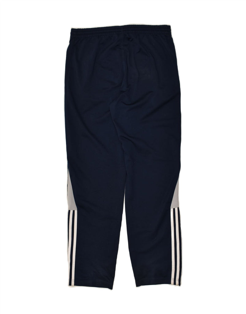 ADIDAS Mens Tracksuit Trousers UK 38/40 Medium Navy Blue Polyester | Vintage Adidas | Thrift | Second-Hand Adidas | Used Clothing | Messina Hembry 