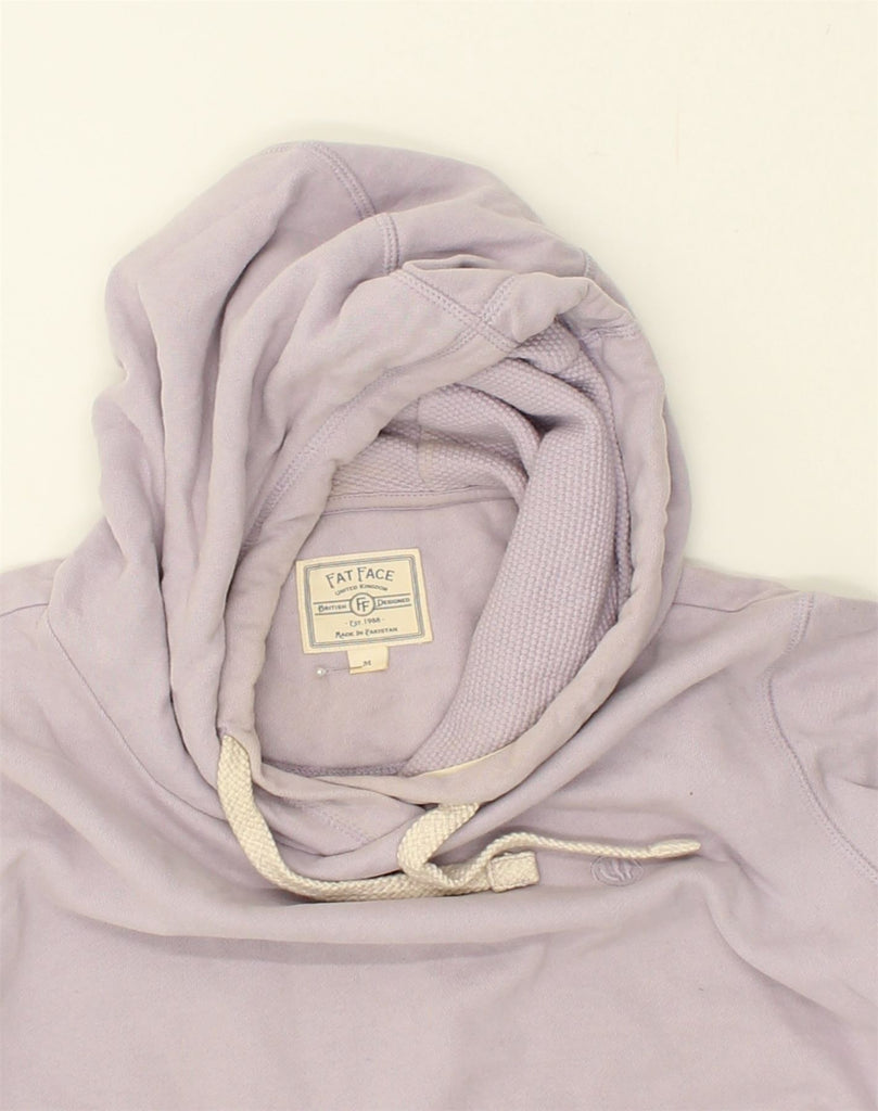 FAT FACE Womens Hoodie Jumper UK 14 Medium Purple Cotton | Vintage Fat Face | Thrift | Second-Hand Fat Face | Used Clothing | Messina Hembry 