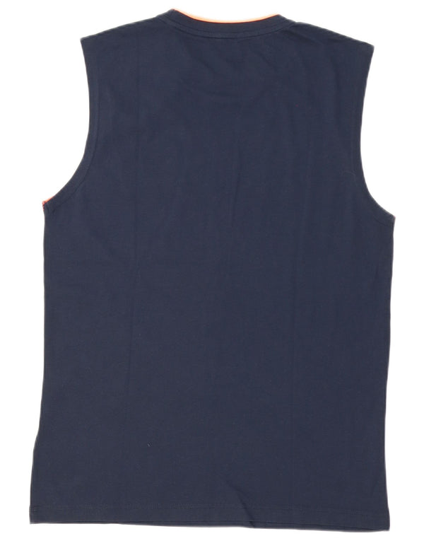 Lotto Mens Graphic Vest Top Large Navy Blue Sports