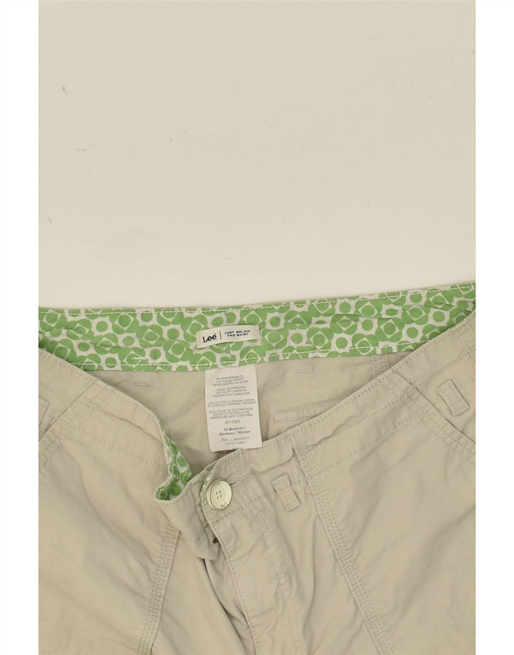 LEE Womens Cargo Shorts US 18 2XL W36 Beige Cotton | Vintage Lee | Thrift | Second-Hand Lee | Used Clothing | Messina Hembry 