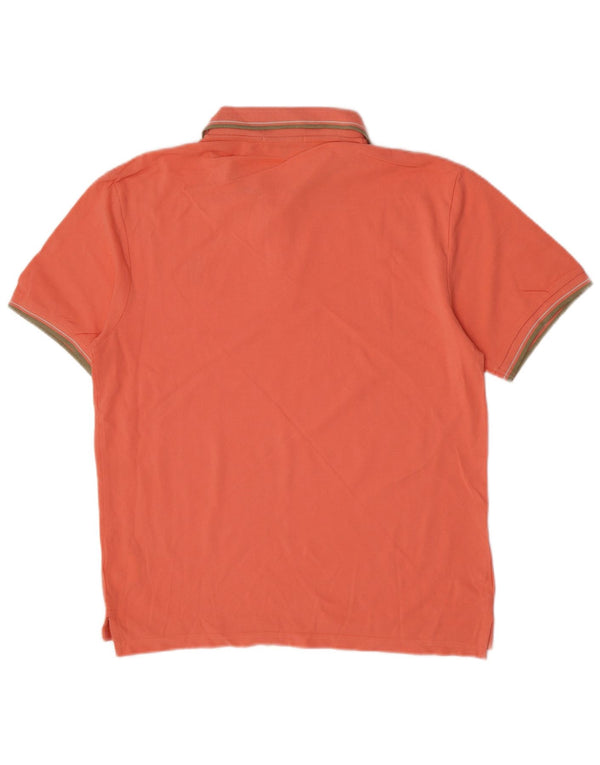 Trussardi Boys Polo Shirt 13-14 Years 2XL Orange Cotton