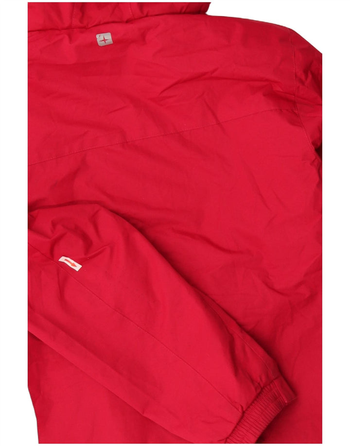 Mountain Warehouse Womens Hooded Windbreaker Jacket UK 18 XL Red