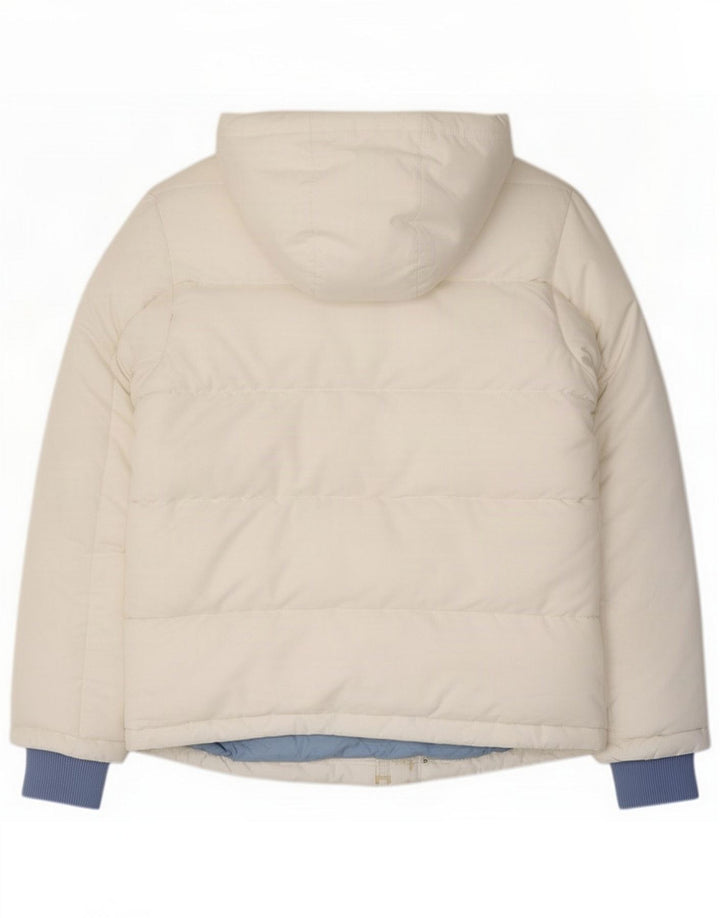Puma Womens Hooded Padded Jacket UK 12 Medium White