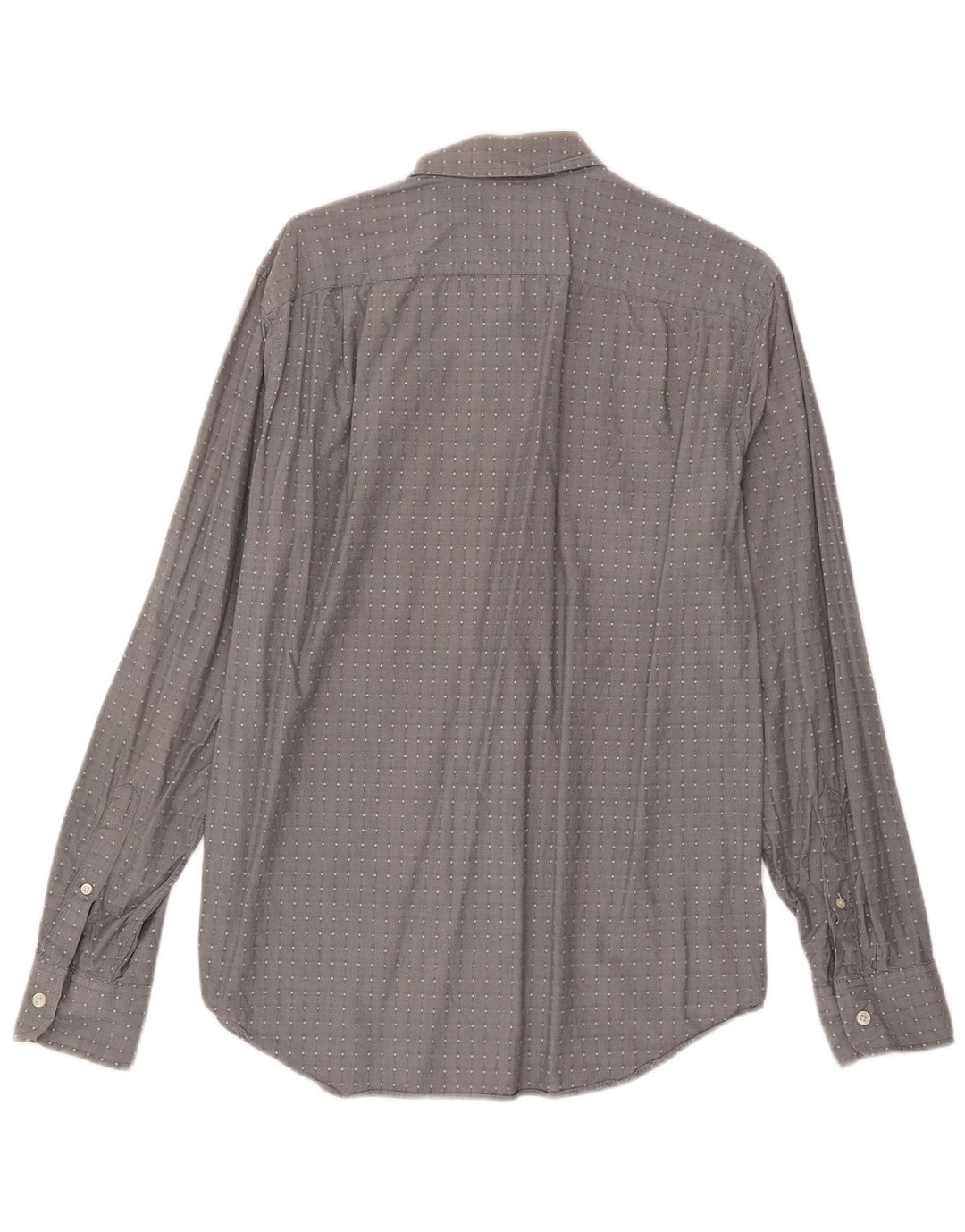 J. Crew Mens Shirt Medium Grey Geometric Cotton