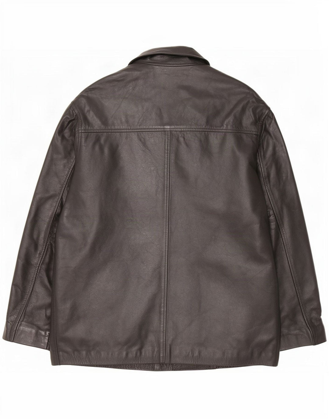 Ironsides Mens Leather Jacket UK 42 XL Black