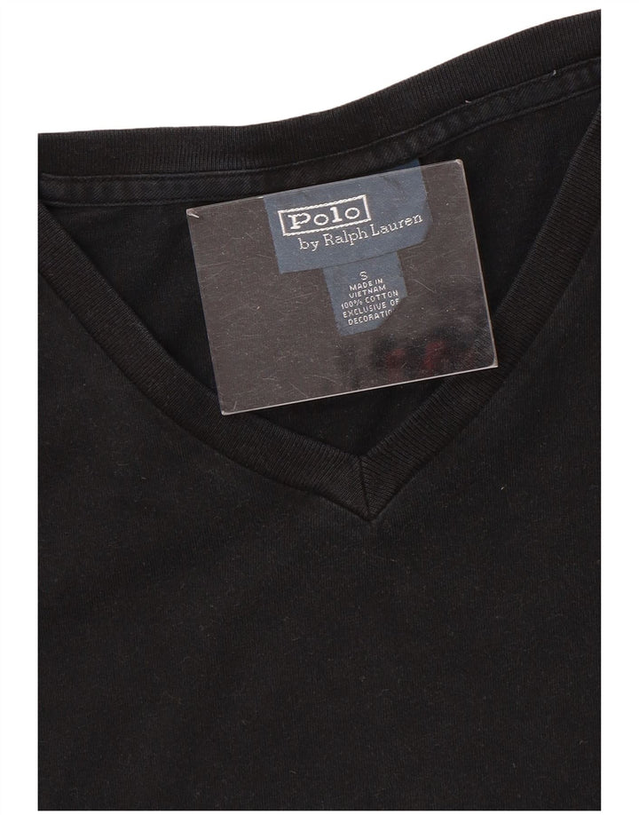Polo Ralph Lauren Mens T-Shirt Top Small Black Cotton