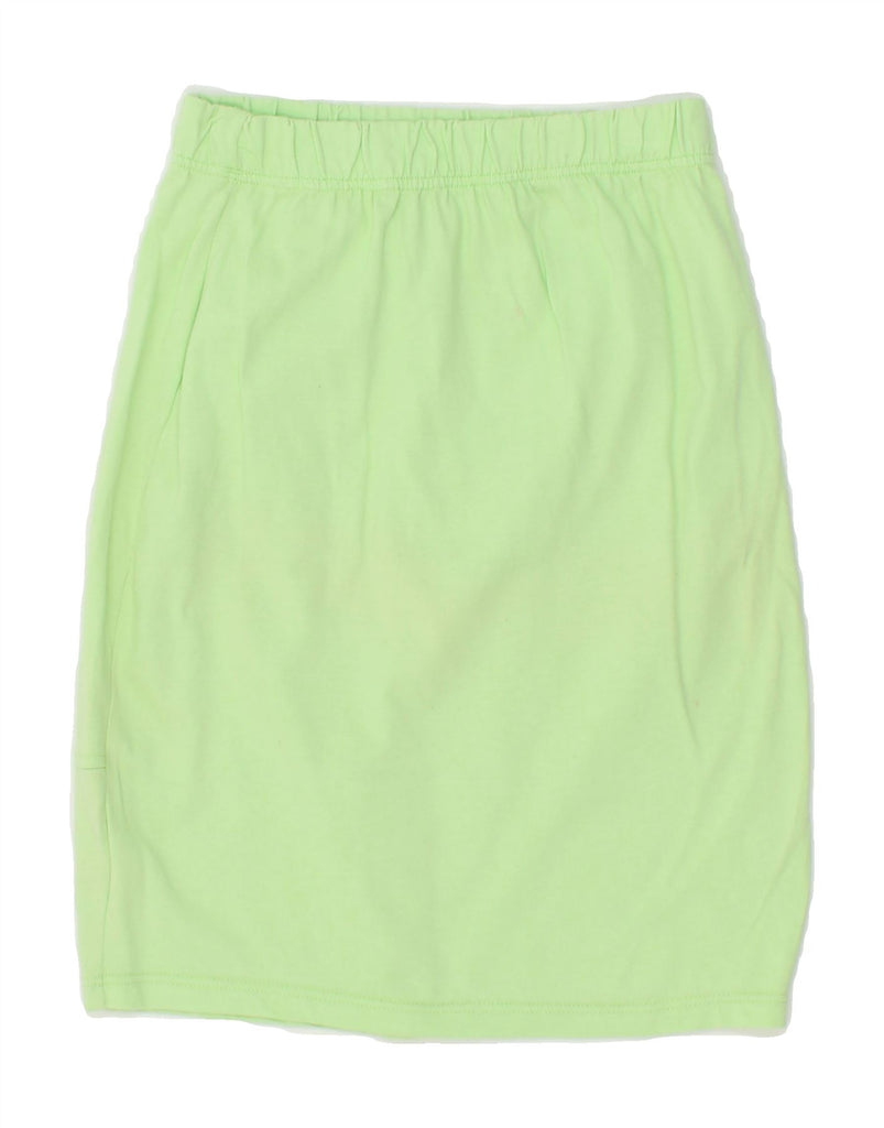 VINTAGE Womens Midi Skirt W26 Small Green Vintage Vintage and Second-Hand Vintage from Messina Hembry 