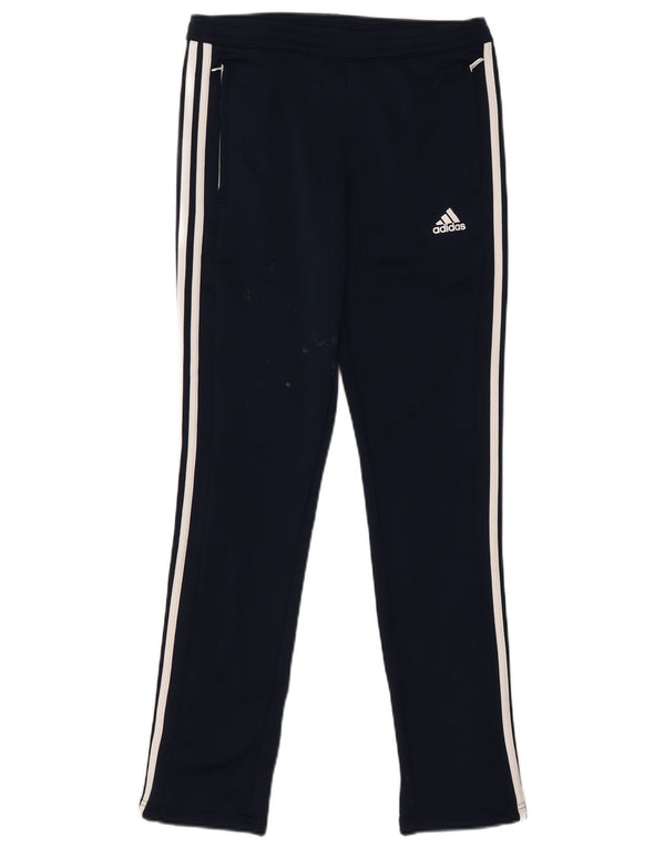Adidas Womens Climalite Tracksuit Trousers UK 8/10 Small Navy Blue