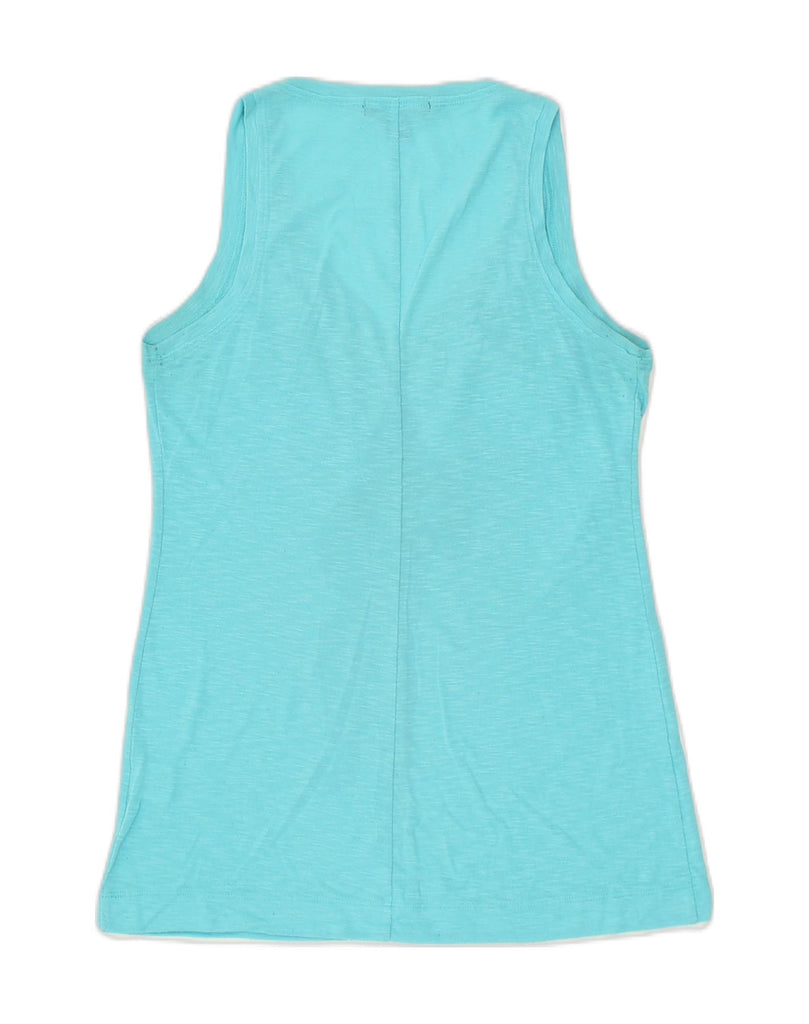 BANANA REPUBLIC Womens Vest Top UK 6 XS Turquoise Polyester | Vintage Banana Republic | Thrift | Second-Hand Banana Republic | Used Clothing | Messina Hembry 