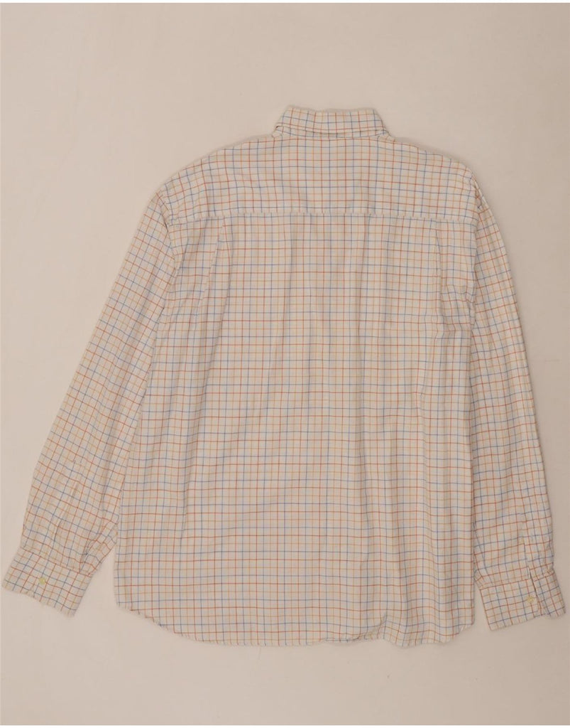 PAUL & SHARK Mens Shirt Size 45 XL White Check Cotton Vintage Paul & Shark and Second-Hand Paul & Shark from Messina Hembry 