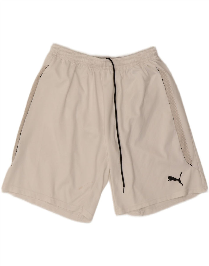 PUMA Mens Sport Shorts XL  White Polyester Vintage Puma and Second-Hand Puma from Messina Hembry 