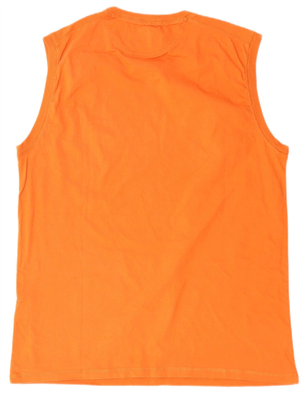 CHAMPION Mens Vest Top 2XL Orange Cotton