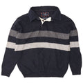 Marks & Spencer Mens Blue Harbour Polo Neck Jumper Sweater Large Navy