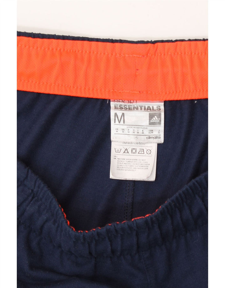 Adidas Mens Climalite Sport Shorts Medium  Navy Blue Polyester