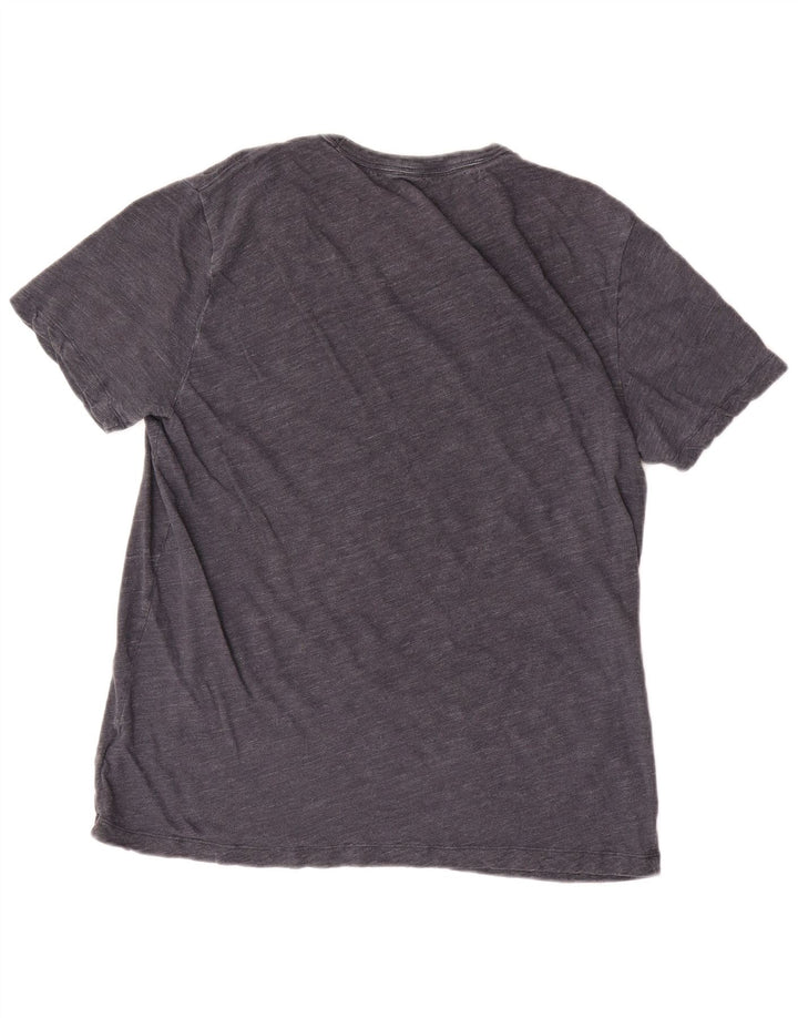 Gap Mens T-Shirt Top Large Grey Flecked Cotton