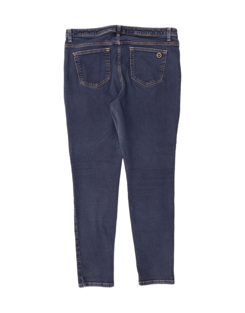 MICHAEL KORS Womens Skinny Jeans US 14 XL W36 L29 Navy Blue Cotton Vintage Michael Kors and Second-Hand Michael Kors from Messina Hembry 