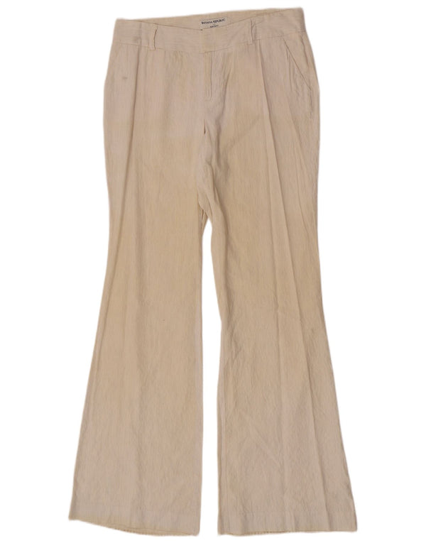 Banana Republic Womens Chino Trousers US 4 Small W28 L32 Off White