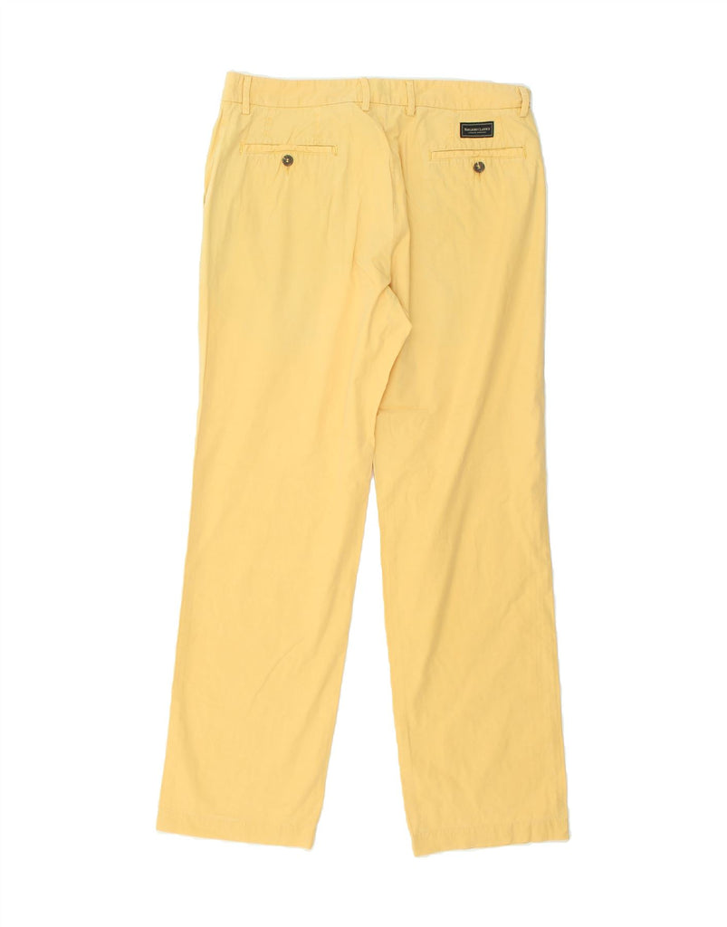 MARLBORO CLASSICS Mens Straight Chino Trousers IT 52 XL W34 L31  Yellow | Vintage Marlboro Classics | Thrift | Second-Hand Marlboro Classics | Used Clothing | Messina Hembry 