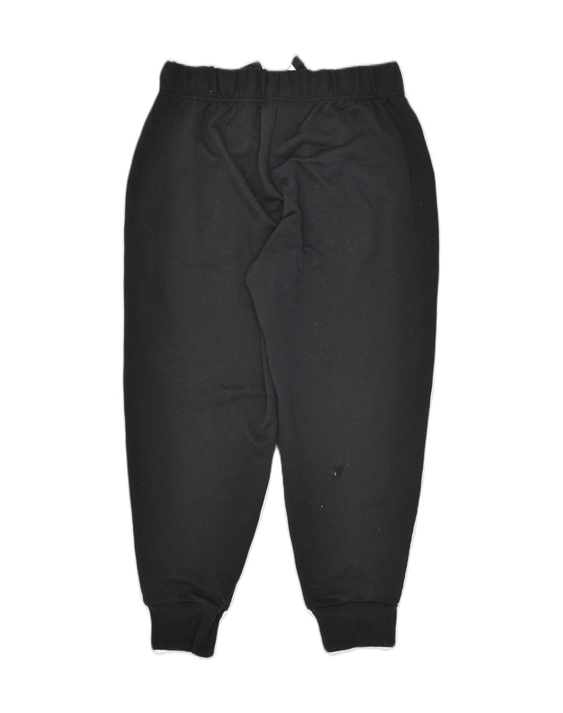 NIKE Womens Graphic Tracksuit Trousers Joggers Small Black Polyester, Vintage & Second-Hand Clothing Online