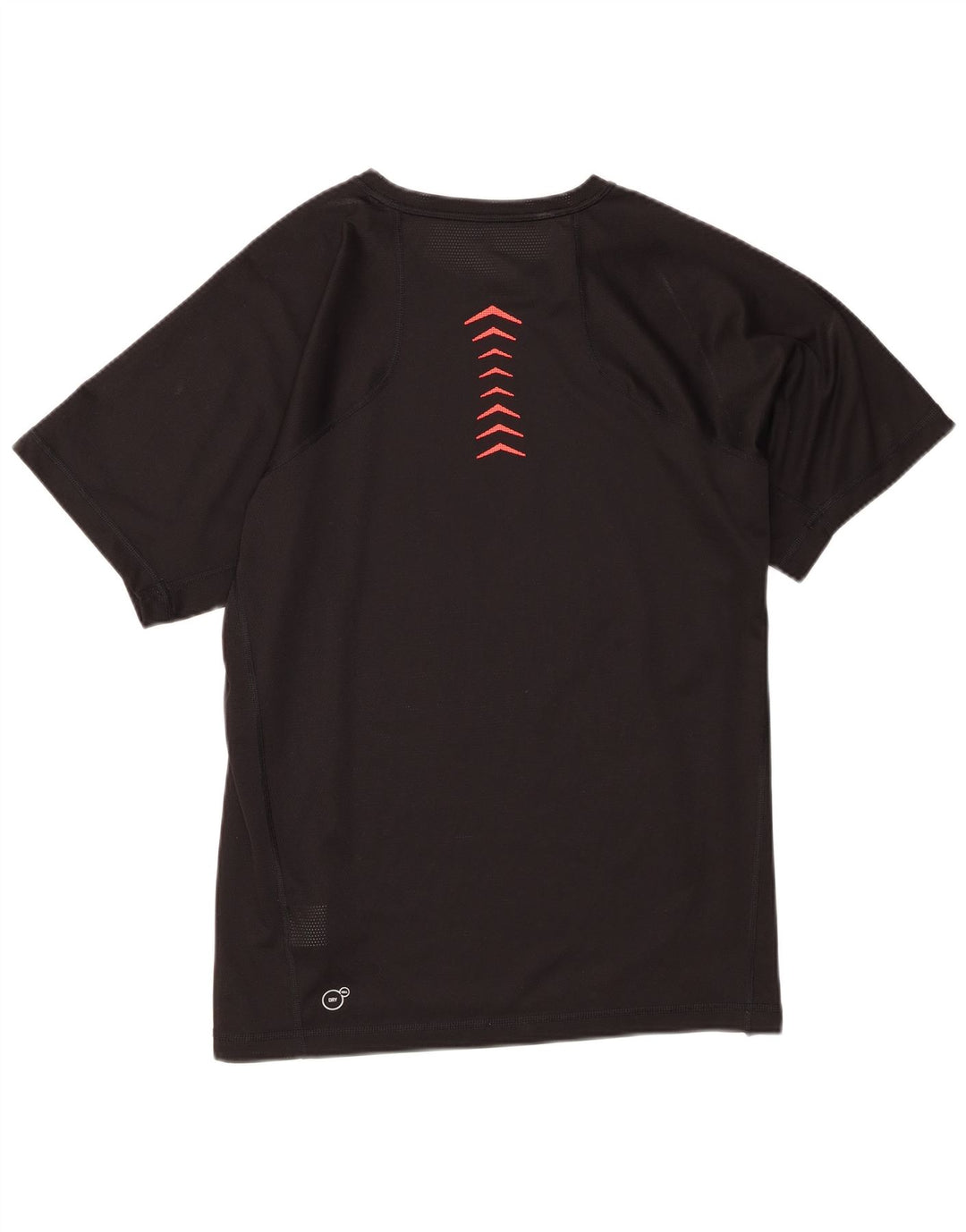 Puma Mens T-Shirt Top Large Black Colourblock Polyester