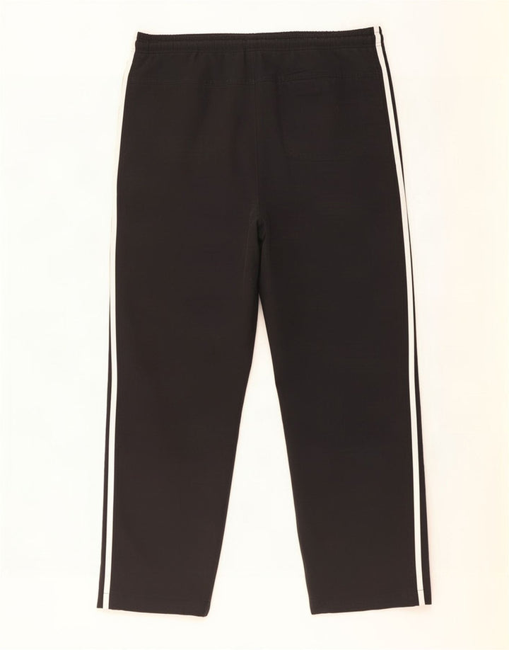 Adidas Mens Tracksuit Trousers Medium Black Polyester