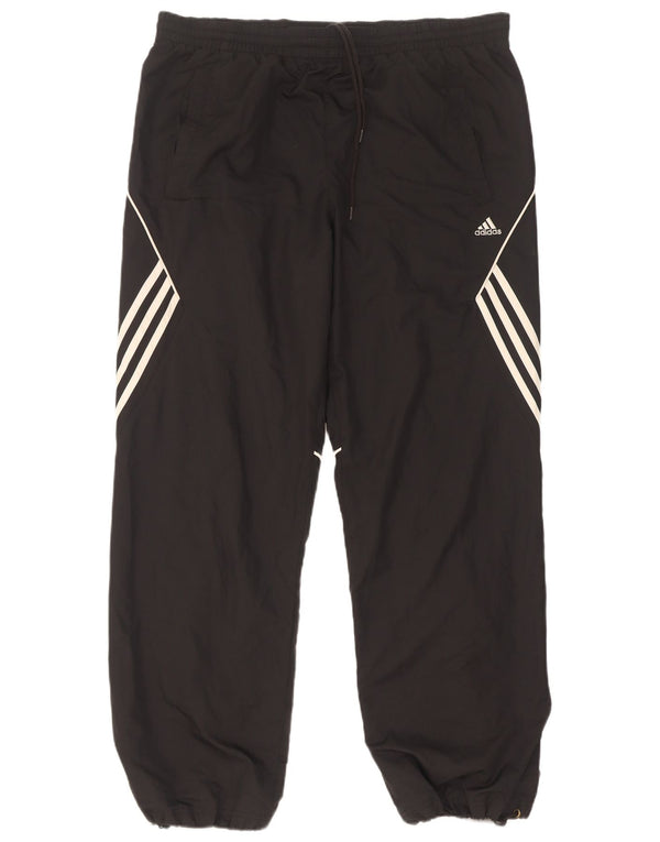 Adidas Mens Tracksuit Trousers Joggers Medium  Black Polyester