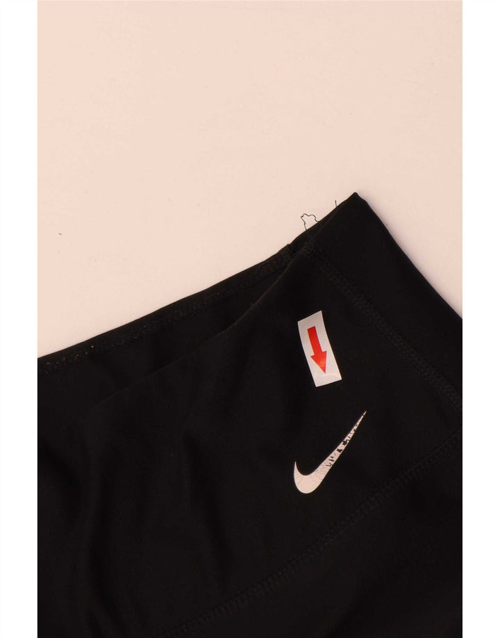 Nike Womens Dri Fit Leggings UK 6 XS Black Polyester