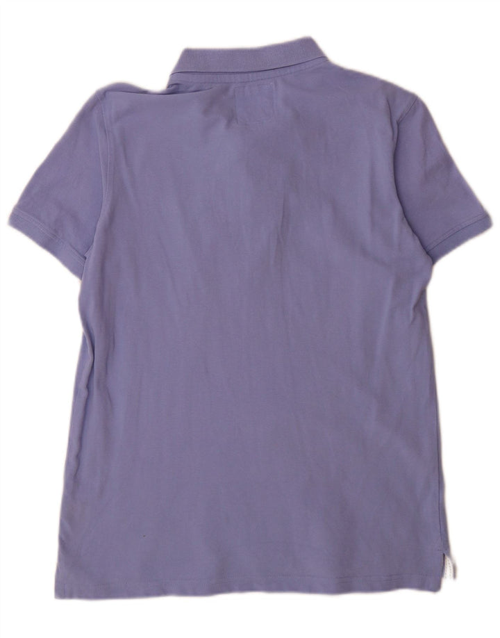 Crew Clothing Mens Polo Shirt Medium Purple Cotton