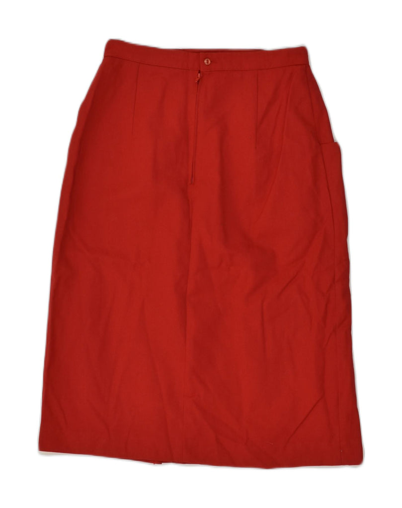 VINTAGE Womens High Waist Straight Skirt W26 Small Red | Vintage Vintage | Thrift | Second-Hand Vintage | Used Clothing | Messina Hembry 