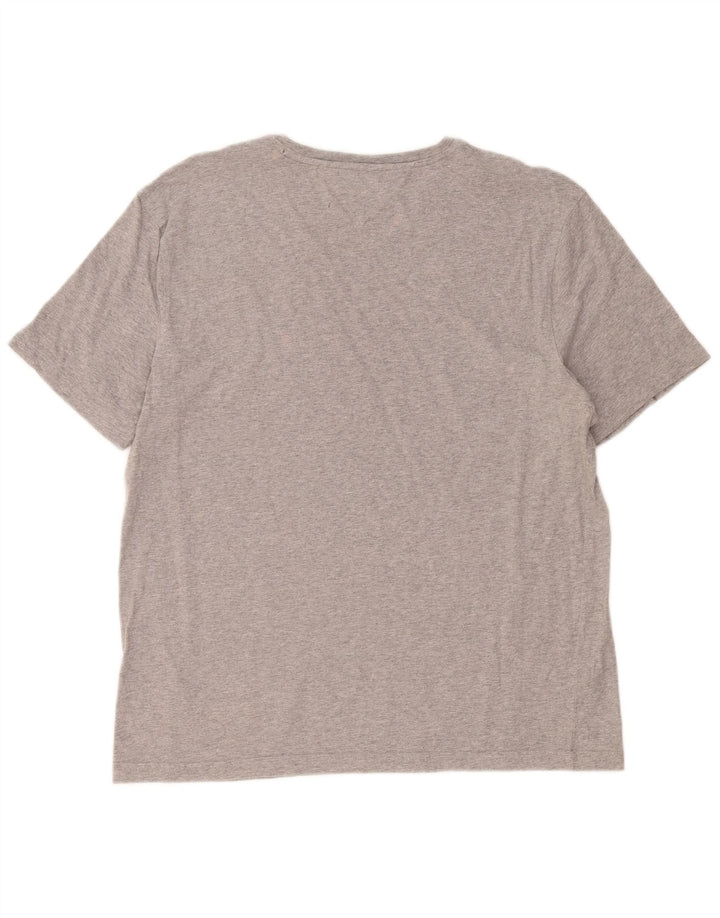 Tommy Hilfiger Mens T-Shirt Top XL Grey Cotton