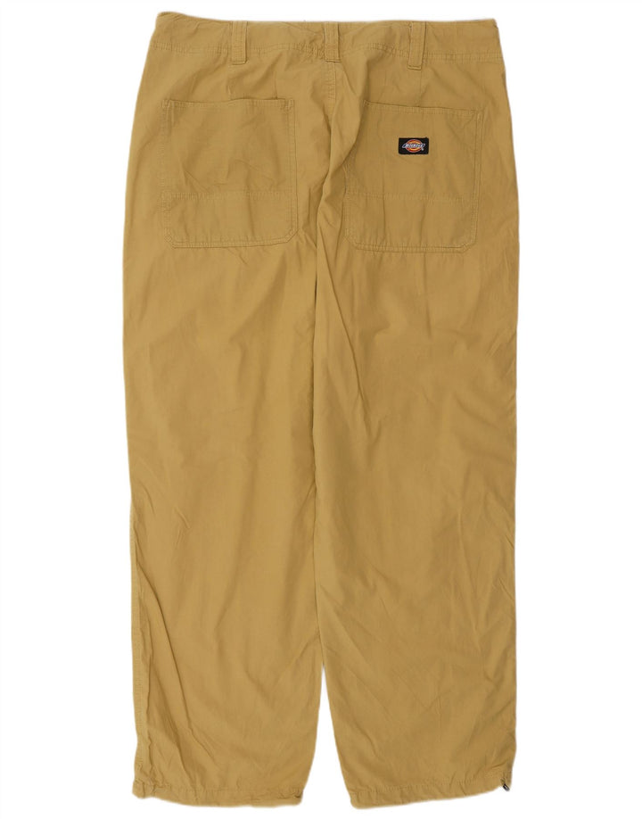 Dickies Mens Straight Cargo Trousers W36 L28 Beige Cotton