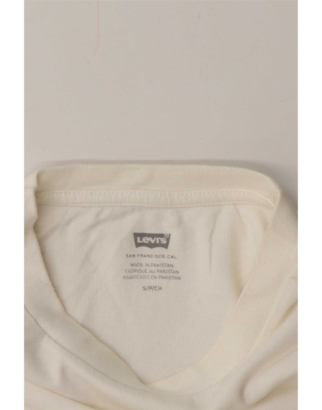 Levi's Mens Graphic T-Shirt Top Small White