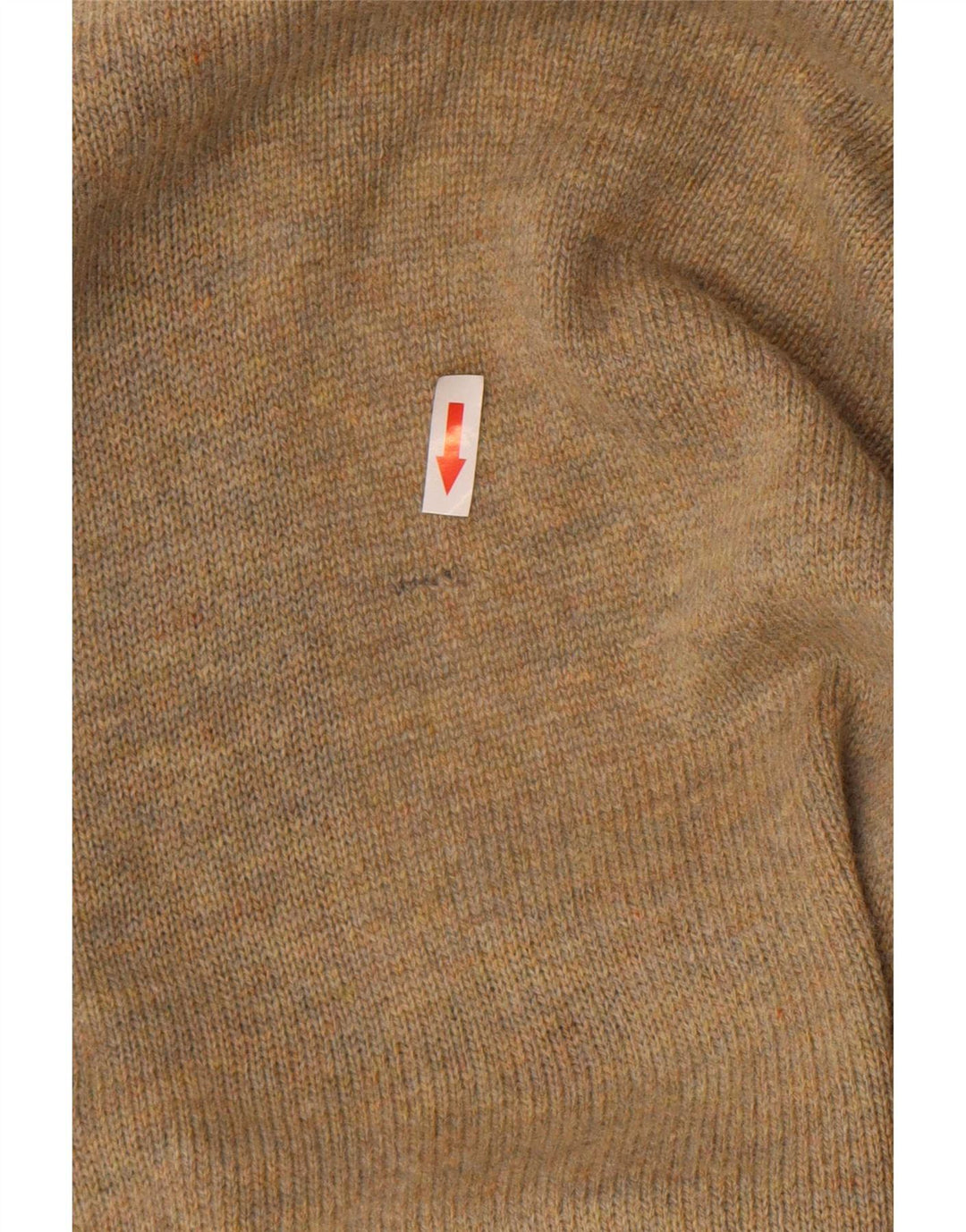 Vintage Mens Cardigan Sweater XL Brown Argyle/Diamond