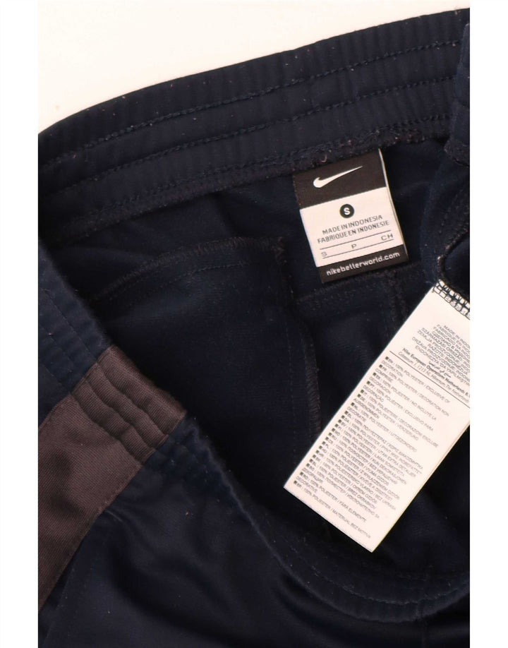Nike Mens Tracksuit Trousers Medium Navy Blue Polyester Sports