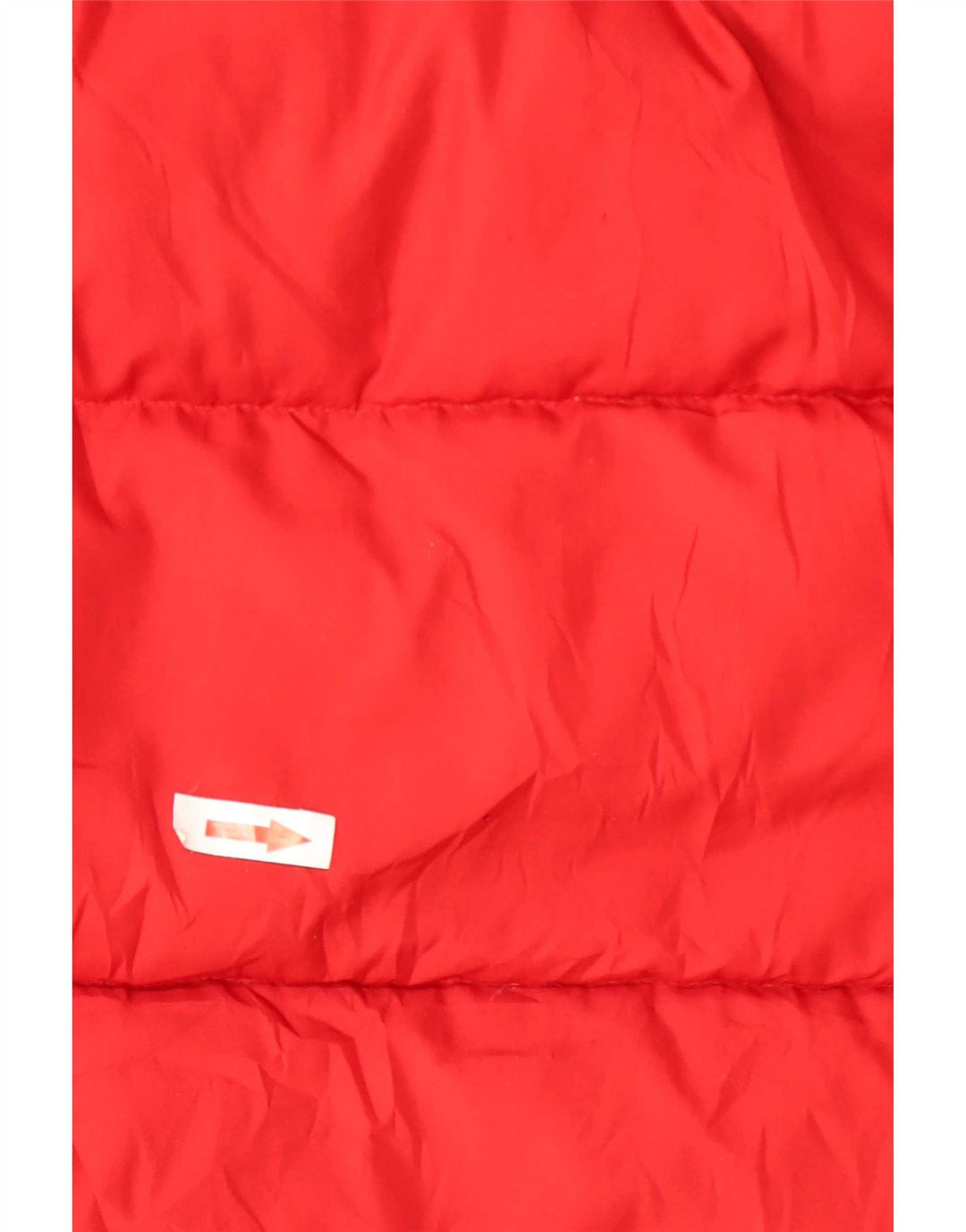 Nike Boys Hooded Padded Jacket 7-8 Years XL Red Colourblock Polyester