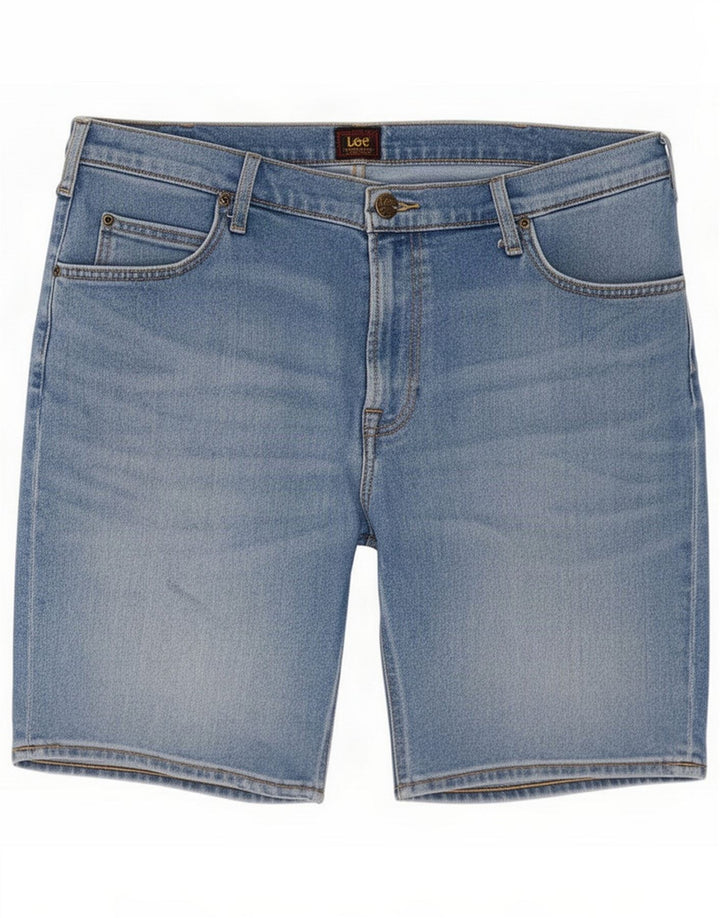 Lee Mens Denim Shorts Large W36 Blue