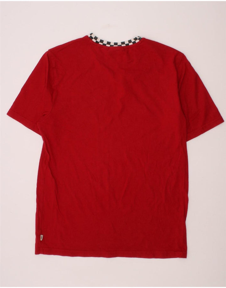 VANS Boys T-Shirt Top 12-13 Years Large Red Cotton Vintage Vans and Second-Hand Vans from Messina Hembry 
