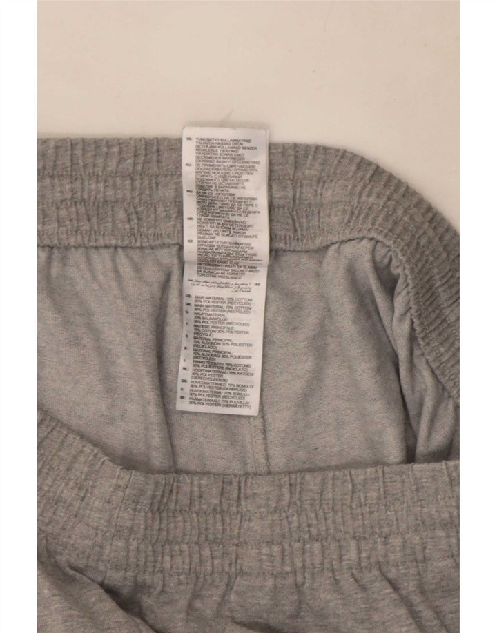 Adidas Mens Sport Shorts Large Grey Colourblock Cotton
