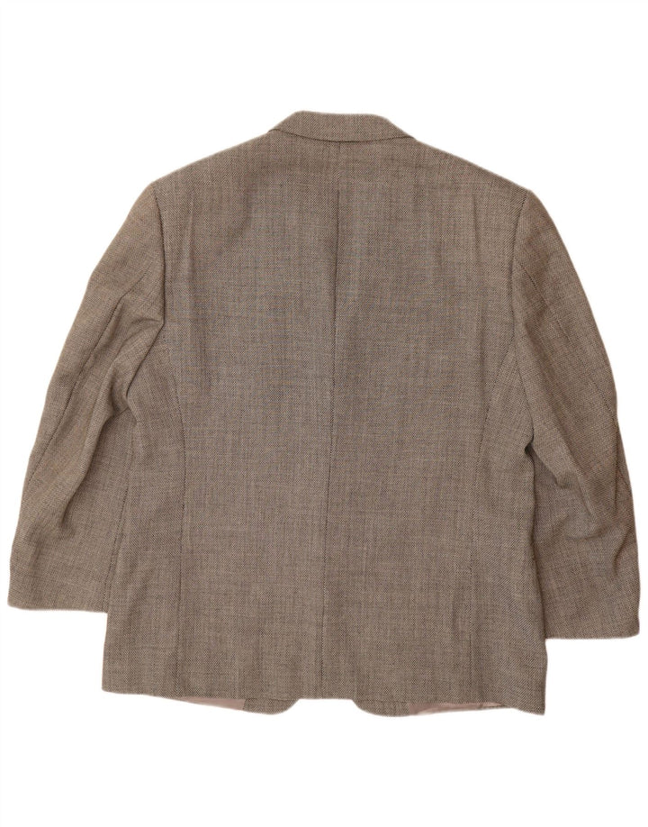 VERSACE Mens 3 Button Blazer Jacket UK 42 XL Grey Wool