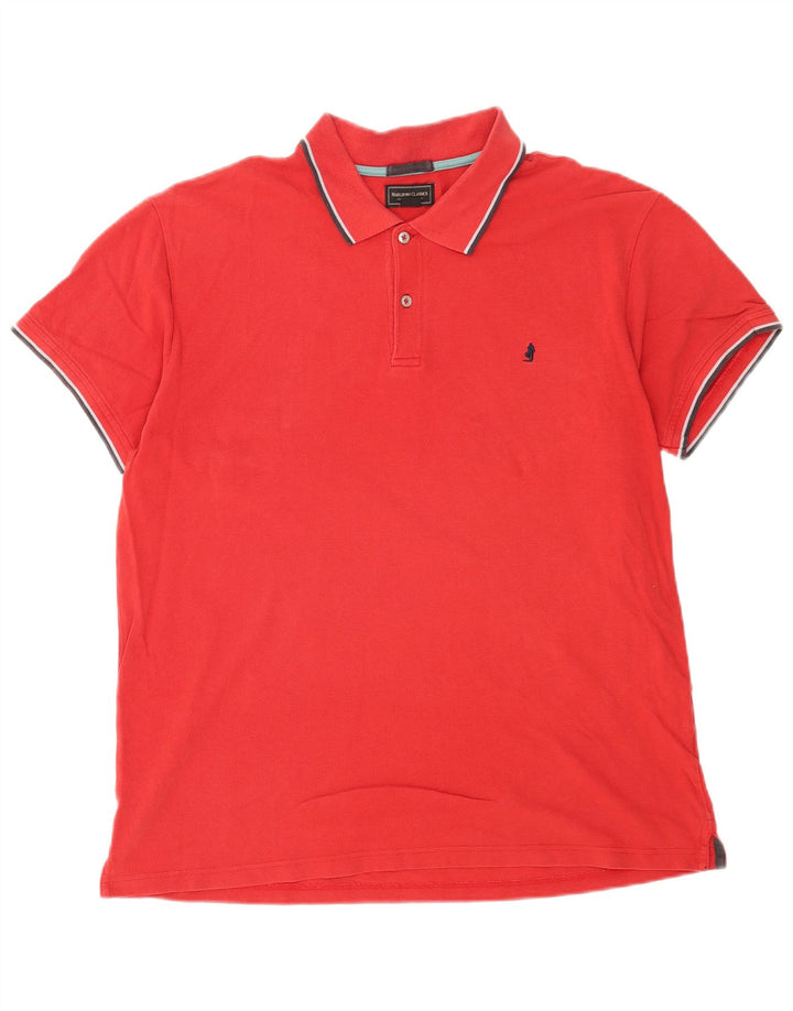 Marlboro Classics Mens Polo Shirt 2XL Red Cotton