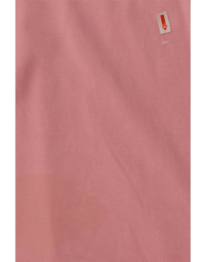 Lacoste Mens Polo Shirt Size 5 Large Pink Cotton