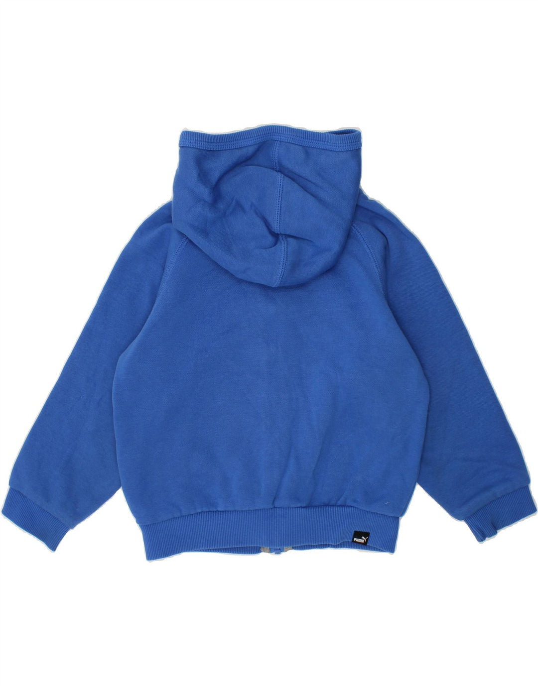 PUMA Baby Boys Zip Neck Jumper Sweater 18-24 Months Blue Cotton Vintage Puma and Second-Hand Puma from Messina Hembry 