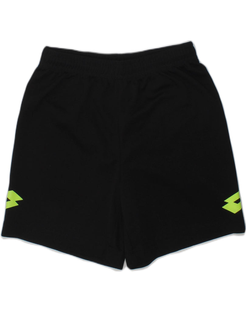 LOTTO Boys Sport Shorts 9-10 Years XS Black | Vintage Lotto | Thrift | Second-Hand Lotto | Used Clothing | Messina Hembry 